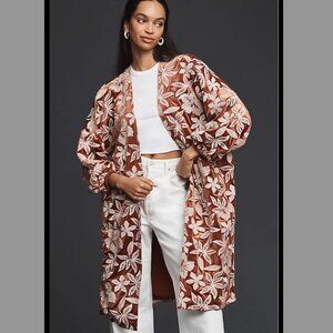 Anthropologie - Embellished Velvet Kimono